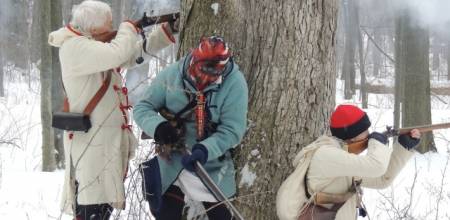 Winter woods battle